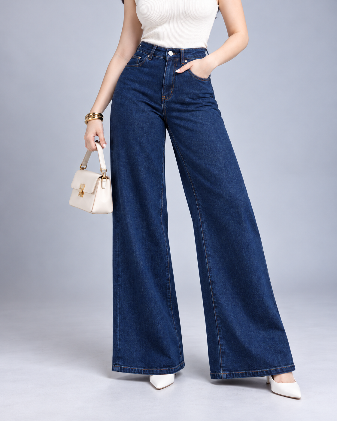 Jeans Barrel de Tiro Alto