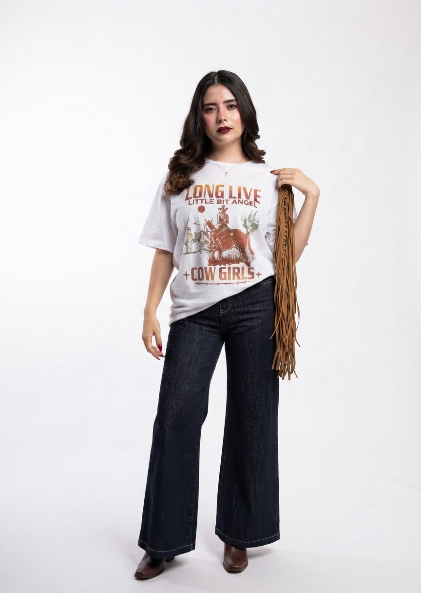 Playera Gráfica Cowgirl