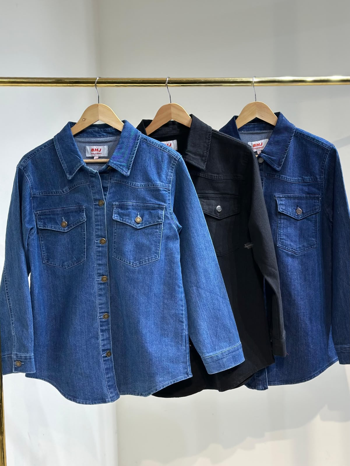 Sobrecamisa de Mezclilla con Carteras
