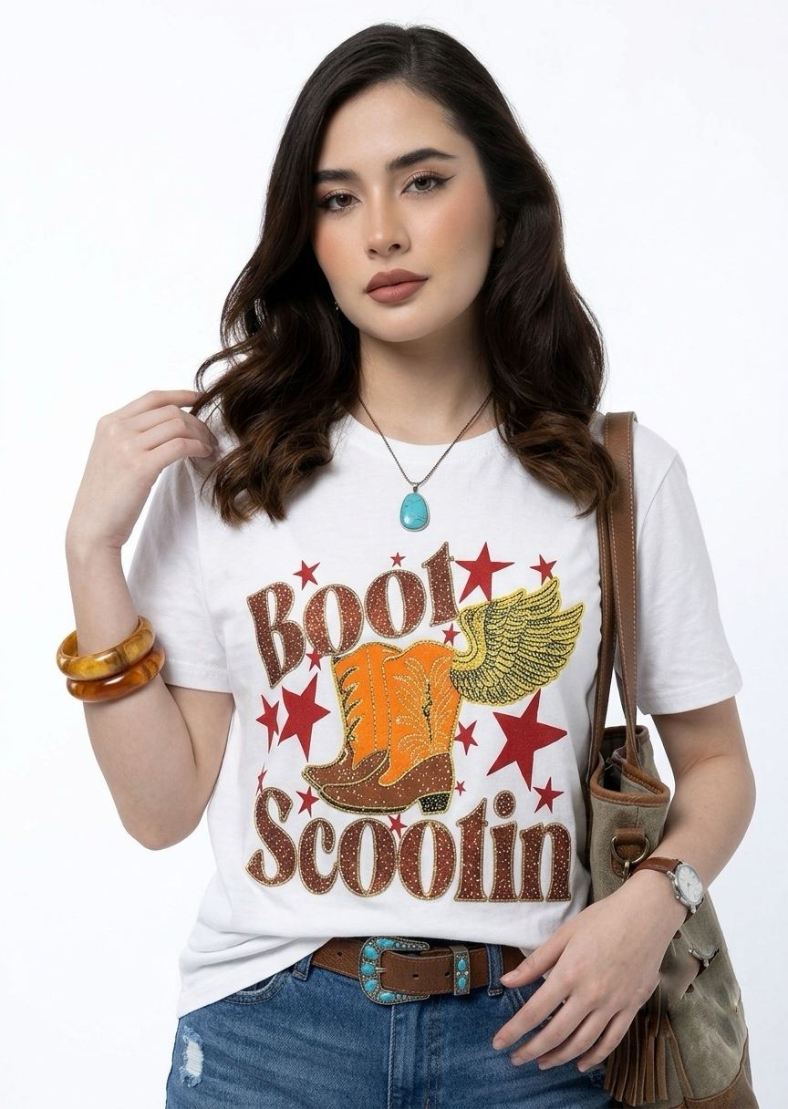 Cowboy Print T-Shirt