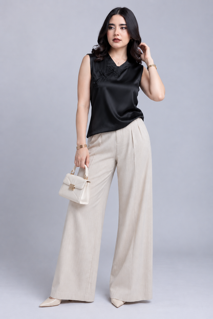 Blusa satinada estilo Japonés