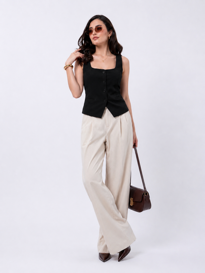 Chaleco Blusa Sastre de Pana