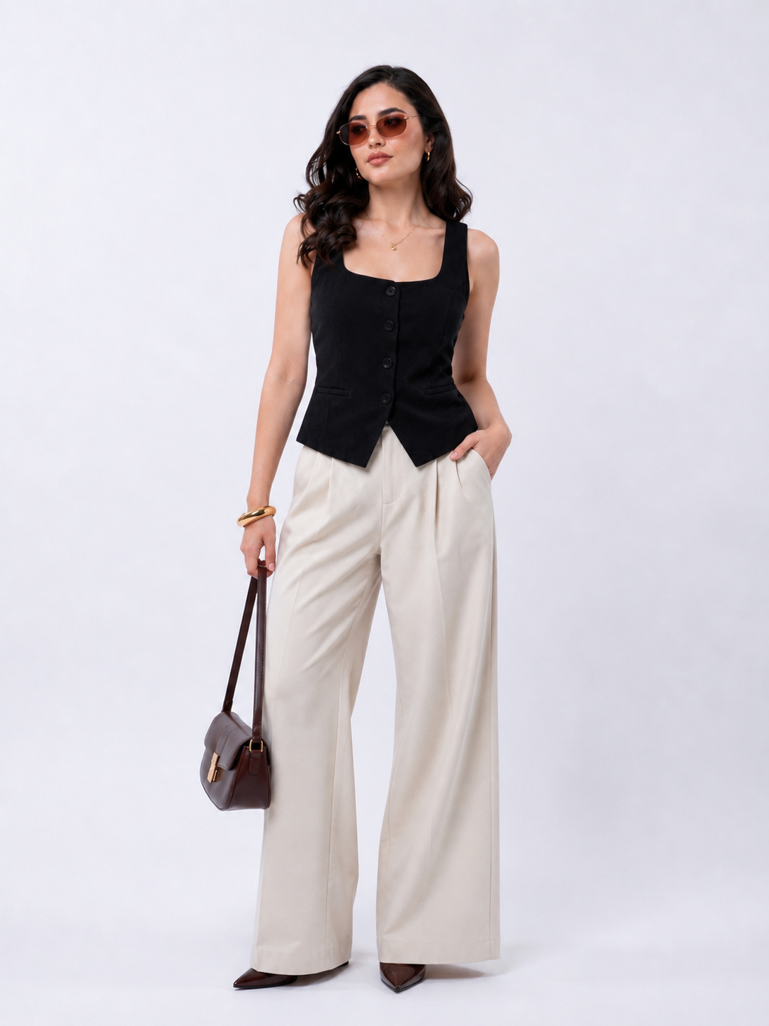Chaleco Blusa Sastre de Pana