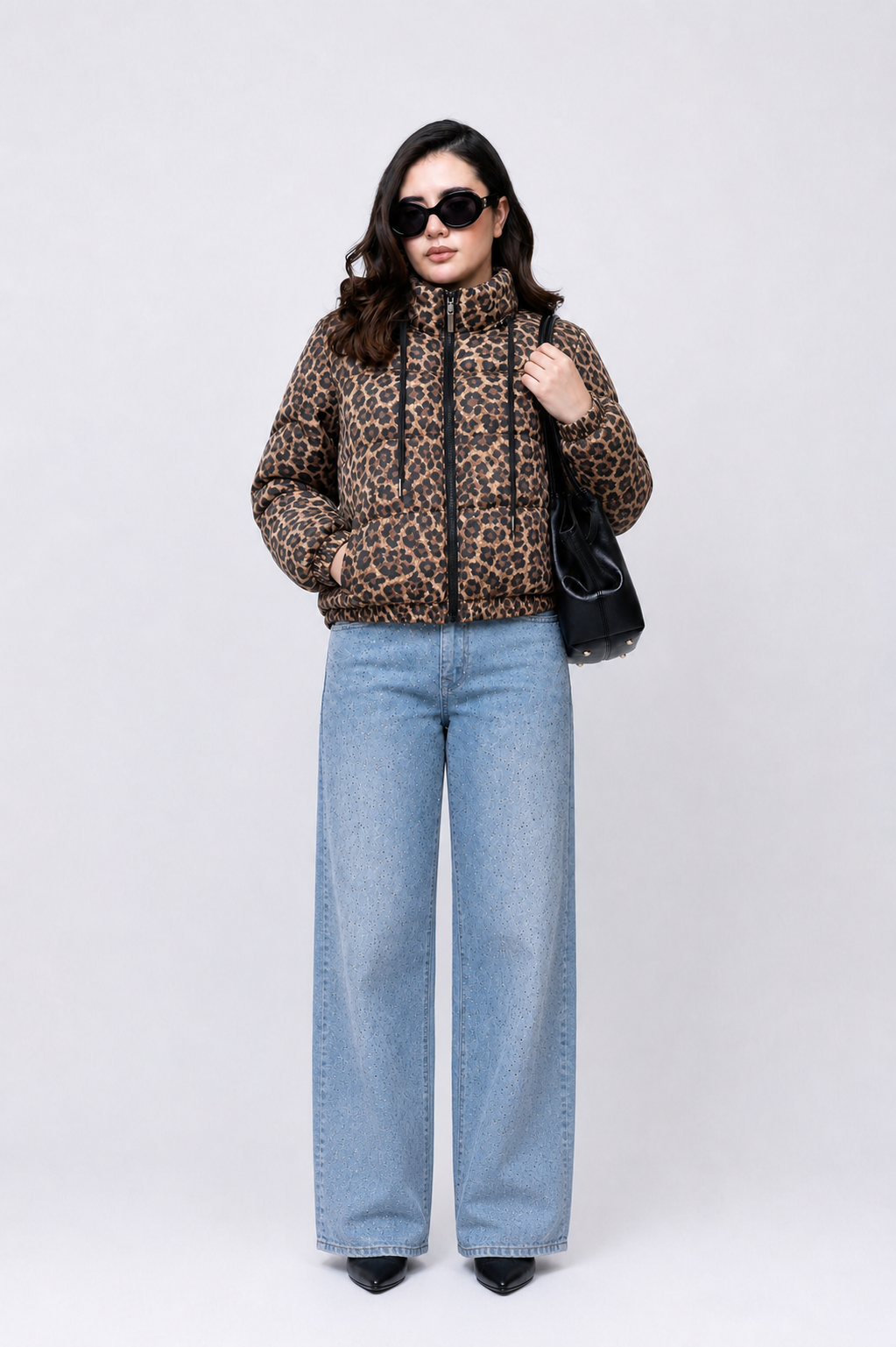 Chamarra Puffer Animal Print