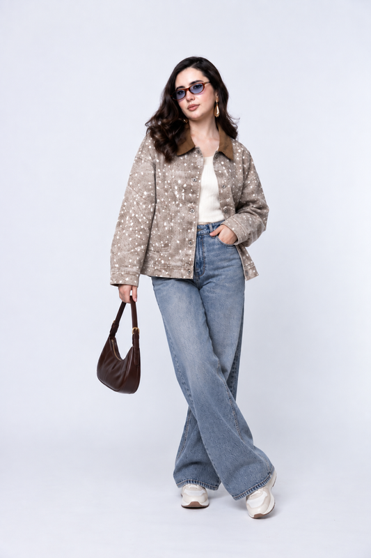 Chamarra Animal Print Café