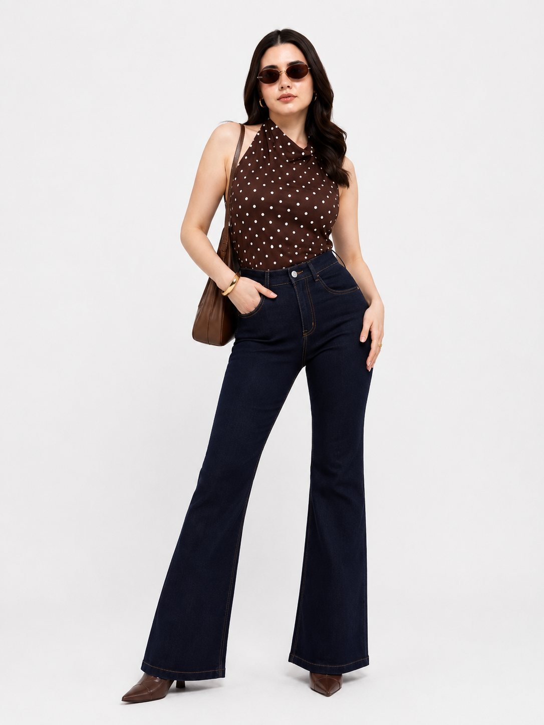 Jeans Bootcut Azul Marino