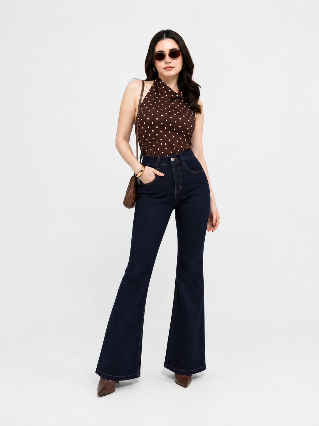 Jeans Bootcut Azul Marino