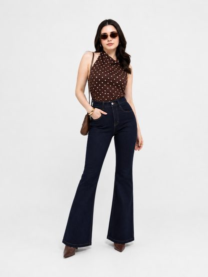Jeans Bootcut Azul Marino