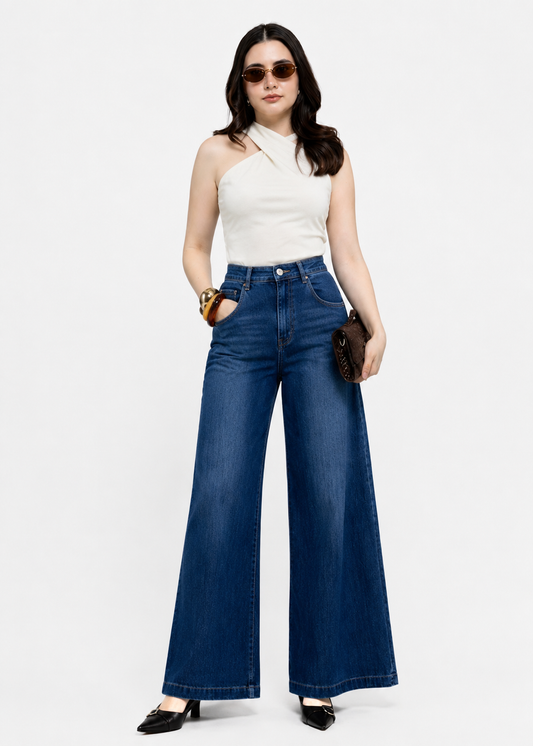 Jeans Corte Palazzo