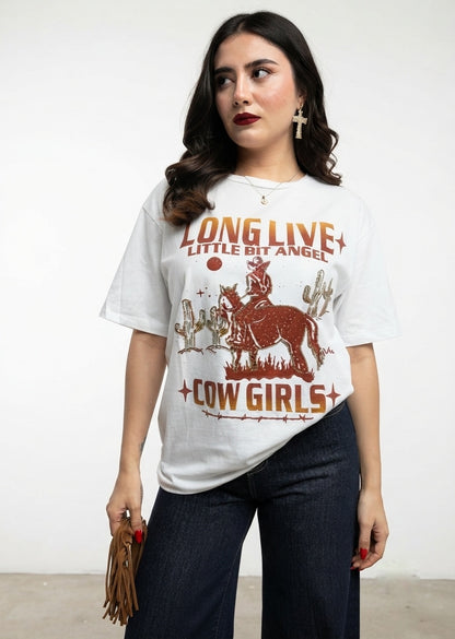 Playera Gráfica Cowgirl