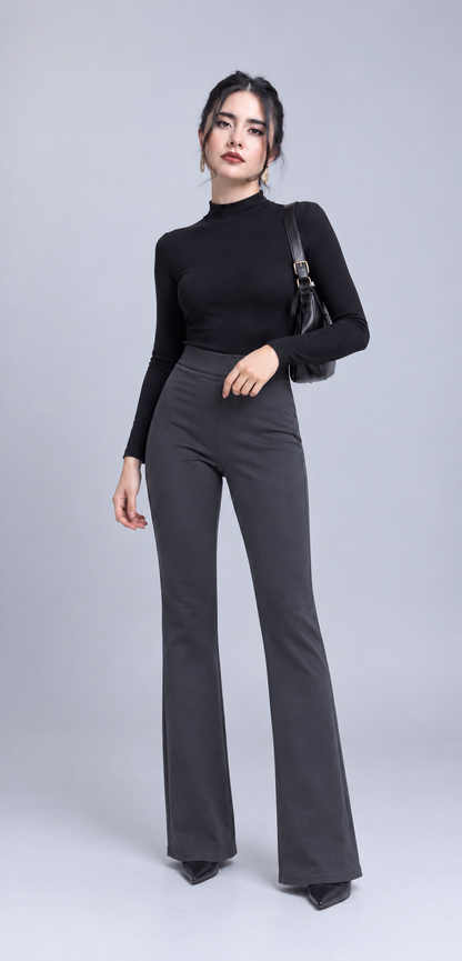 Pantalón Flare de Tiro Alto