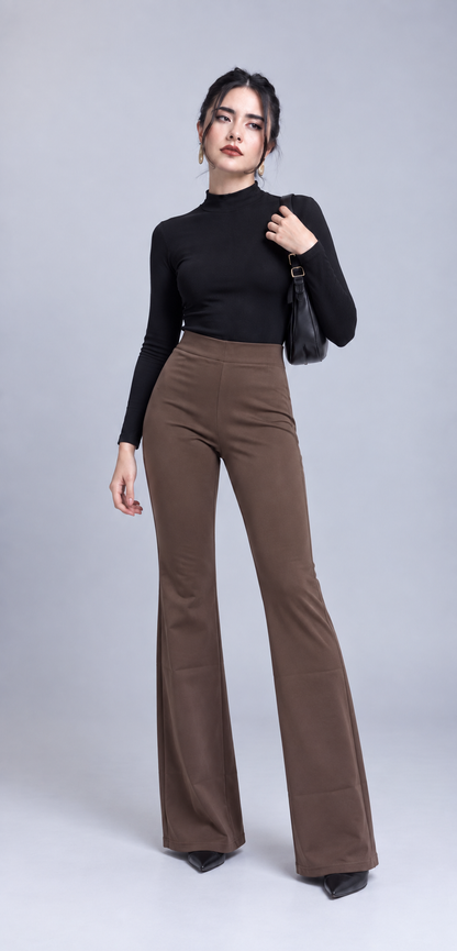Pantalón Flare de Tiro Alto