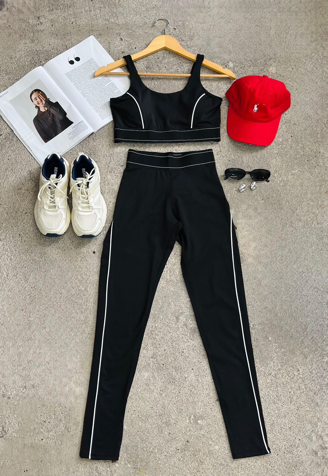 Set de Yoga con Top y Pantalón