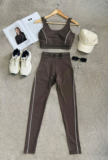Set de Yoga con Top y Pantalón