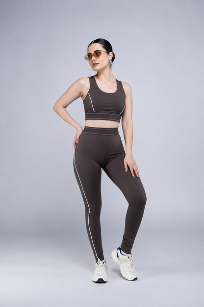 Set de Yoga con Top y Pantalón