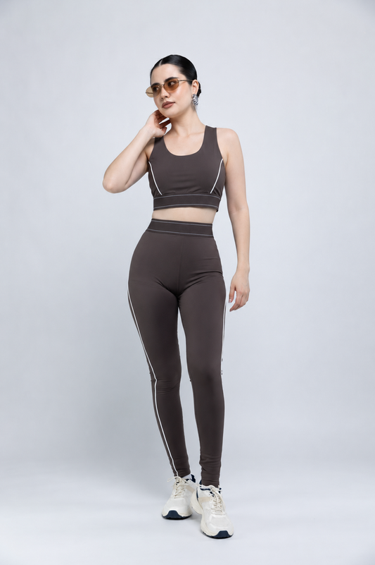 Set de Yoga con Top y Pantalón