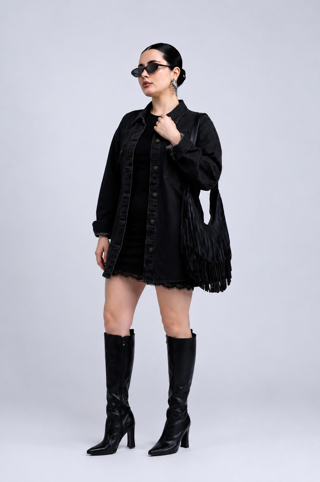 Sobrecamisa de Mezclilla con Carteras