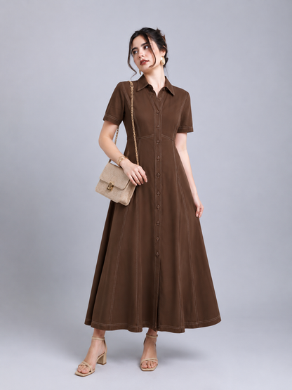 Vestido camisero Denim
